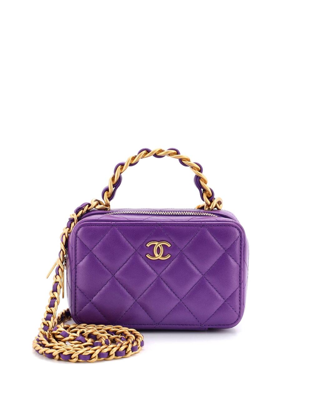 Chanel Woven Chain Top Handle Vanity #308157C31B